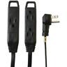 086844455152 Axis Indoor Extension Cord Black