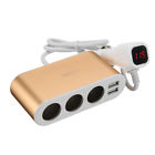 1272537 Dual Usb Port Way Auto Car Charger Cigarette Lighter Socket