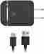 7059548 13103 Just Wireless Wall Charger With Dual Usb Ports Black 705954131038