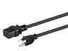 140073 Monoprice Power Cord Black Nema To Iec 889028142295