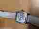 558sslw1 Skagen Watch Mother Of Pearl Dial Square Face Crystal Bezel Leather Chronograph
