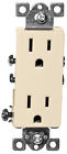 82018 6 Products 15a-125v Receptacle Set Morris Duplex Decorator Almond