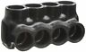 6019863 601986975643 Morris Products Connector Insulated Single Entry Black Po