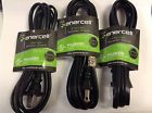 1.82m 61-209 Enercell Lot Of 3 New 6 Foot Grounded Power Cord