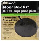 6239bk Hubbel Electric Raco Black Concealed Receptacle Floor Box 050169947128