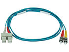 6405 Monoprice 10gb Fiber Optic Cable St Sc Multi Mode Duplex 1 Meter 50 125 Type Aqua 844660064053
