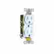 6019864 82141 Morris Products Commercial Duplex Receptacle In White Set Of 4 601986821414