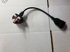 9707.012 Quail Electronics Power Adapter Bs To European Receptacle