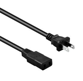 Ablegrid 619634587681 8ft 2-prong Ac Power Cord Cable For Roland Alpha Juno 1 And 2 106 D10 D50 Synth