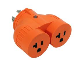 L14-30 Ac Works 819145021180 30amp 4-prong Locking Generator Distribution Cord To