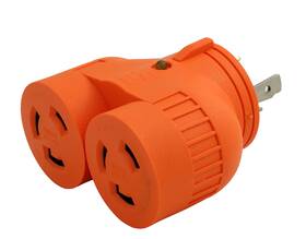 Advl630l630 Ac Works 819145021265 V-duo Adapter Nema L6-30p 30amp 250volt 3-prong Lock Inch