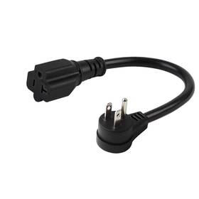Acbroad 972325660235 Right Angle Down 15 Amp To 20 Plug Adapter Cable Ul Listed 14awg