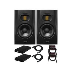 Adam Audio 196271011873 T7v 7-inch Powered Studio Monitor 2-pack With Isolation Pads Xl