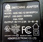Ads-18c-12 0918gpcu Honor Electronic 9v