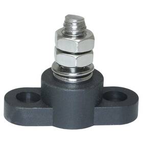 180-00003-00 Advance Mcs Electronics Insulated Battery Power Junction Post Block 3/8 Lug X 16 Thread Black Ground