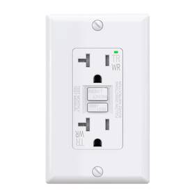 010081 Aida Gfci Outlet 20 Amp Self-test Electrical Gfi Tamper And Weather Re