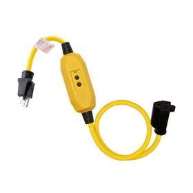 Aida 842646100849 2ft Auto Reset 12/3 Gauge Sjtw Heavy Duty Gfci Extension Cord ... Fast Ship