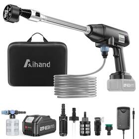 Thlzh10012-us Aihand Cordless Pressure Washer 986psi Portable Power Cleaner With 4.0 Ah Ba