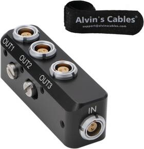 20210407 Alvins Cables 4x 2 Pin In/out 0b 302 Mini Splitter Cable Female In To