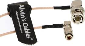 Wdinmwbnc30 Alvins Cables Din 1.0 2.3 Mini Bnc Right Angle To 30cm Ra