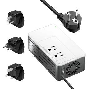 Ambertronix 702735670670 1200w Universal Travel Adapter Converter Step-down 220v To 110v 2 Lbs Light