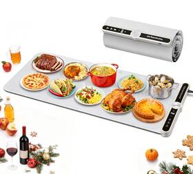 Warming-f0010pro Ameizii Warming Mat For Food - Super Large 40 Inch X15 Electric Tray Warm 10 Dish