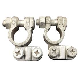 Am-cbt0812 Ampper Brass Battery Terminals Connectors Clamp Protector Set For 17-19 M