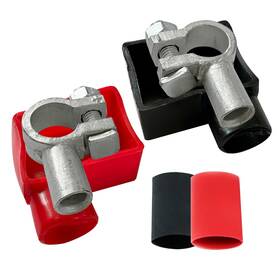 Am-cbt1105 Ampper Copper Battery Terminal Connectors Turned Top Post Terminals