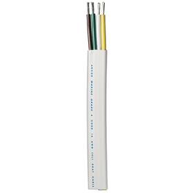 154010 Ancor Trailer Cable - 16/4 Awg Yellow/white/green/brown Flat 100ft