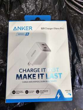 A2038j21-1 Anker Series 5 521 Charger Nano Pro Duo Fast Wall 2x 20w Usb-c White