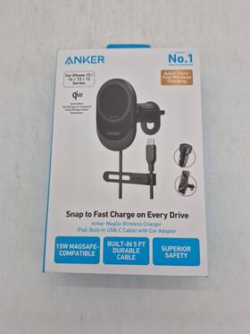 B2932h11-1 Anker Maggo Wireless Car Charger Qi 2.0 15w - Black