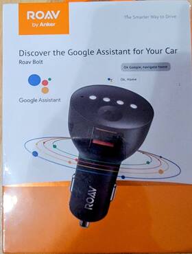 R5360011 Anker New Roav By Bolt R5360 2-port Usb Car Charger With Google Assistant