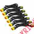Ap8702s-na Apc Pwr Cord Kit 6 Ea Locking C13 To C14 0.6m North America 731304294368