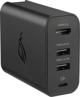 Ac100-05 Asus - Rog 100w Charger Dock For Xbox Ally Hdmi 2.0 Usb-a Usb-c Black