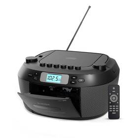 Cdx-500 Audiobox Portable Cd And Cassette Player Bluetooth 5.3 Boombox Am/fm Radio U