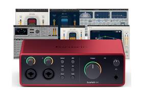 2i2wmb2 Audiodeluxe Focusrite Scarlett 4i4 4th Gen Usb Audio Interface And Waves Musicians 2 Bu