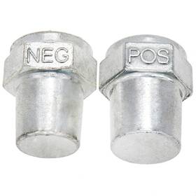 Cs202490 Autut Battery Terminal Adapter 1 Pair Car Positive Negative Post Z
