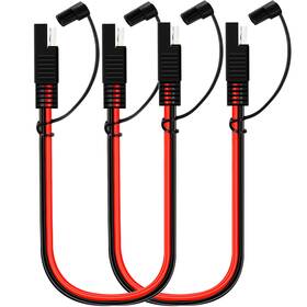 Ayecehi 746362902698 10 Awg Heavy Duty Dc Power Automotive Extension Cable - Sae To Quick Conn
