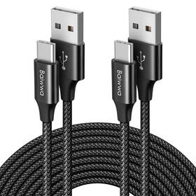 Bw-atc0230b Baiwwa 2-pack 10ft Long Usb Type C Cable Fast Charging Cord A To