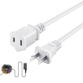 Hu-xi-98 Bcqli 2 Prong Extension Cord Cords Let You Power Devices Farther Away 10f