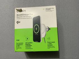 Wic008btgr-v2 Belkin - 15w Qi2 Magsafe Compatible Car Vent Mount Pro Gray