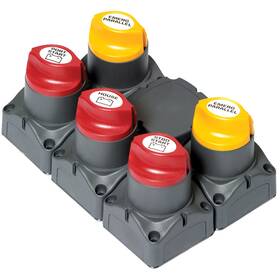 80-716-0018-00 Bep Marine Battery Distibution Cluster F/twin Outboard Engines With Three Banks W