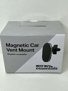 Be-mvm3b23 Best Buy Essentials Essentials- Magnetic Car Vent Mount For Iphone 15-12 Magsafe Compatible