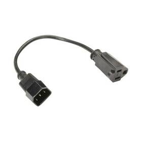 Iec-60320-c14 Black Box Epxr15 Power Cord - Nema 5-15r To 1-ft. 0.3-m