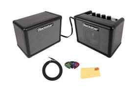 Blackstar 840262260589 Fly 3 Bass Mini Amplifier Stereo Pack - Black Bundle With Instrumen