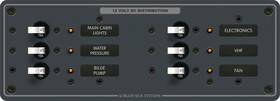 8096-bss Blue Sea Systems Cw14577 - Panel Dc 6pos H 10ea