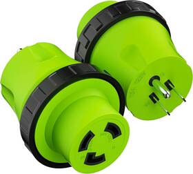 Branded 630991281135 Leisure Cords 15a Male To 30amp Female Twist Adapter Rv Locking Power Cord Ma