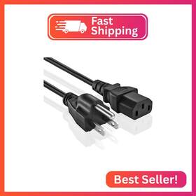 Cg-24240 Brendaz Pc Power Cord - 3 Prong Ac Cable For Computer Monitor Speaker Scanner