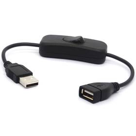 Bshtu 727523110213 Short Usb Cable 2.0 Male To Female Extension Cord With Click Button Switc