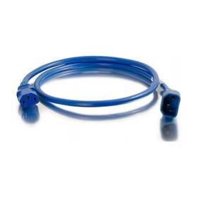 17486 C2g 3ft C14 To C13 18/3 Sjt Blue